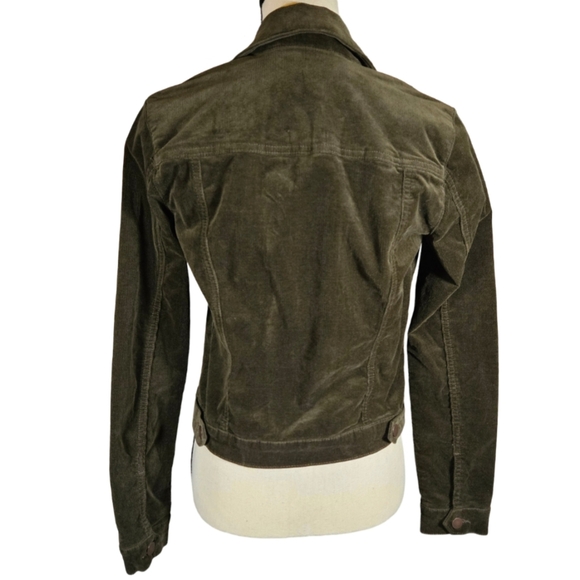 Edyson Dark Green Courdaroy Jacket, XS - Picture 3 of 11